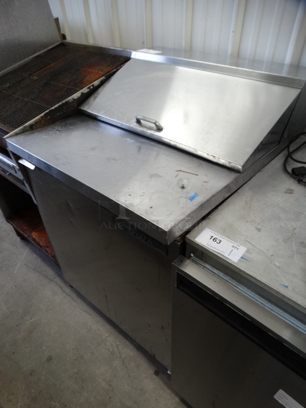 NICE! True Model TSSU-27-8 Stainless Steel Commercial Sandwich Salad Prep Table Bain Marie Mega Top. 115 Volts, 1 Phase. 27.5x30x41.5. Cannot Test Due To Cut Cord - Image 6 of 7