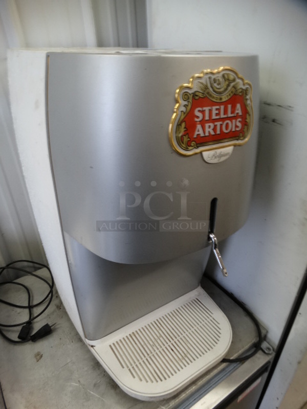 NICE! Vinservice Model CTD 4.02 Stella Artois Commercial Countertop Beer Dispenser. Does Not Come w/ Power Cord. 115 Volts, 1 Phase. 16x26x29. Tested and Working! - Image 2 of 9