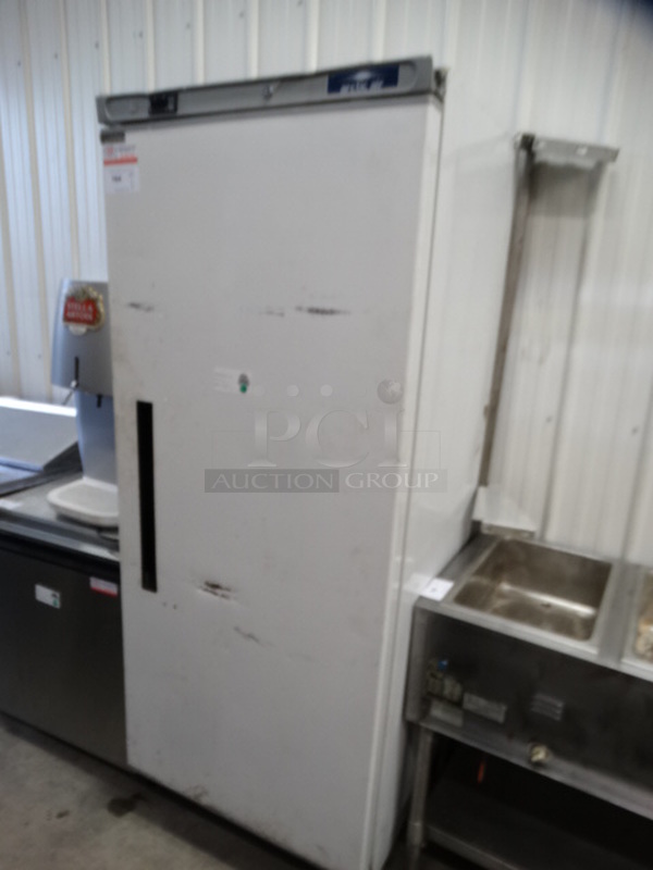 NICE! Arctic Air Model AWR25 Metal Commercial Single Door Reach In Cooler on Commercial Casters. 115 Volts, 1 Phase. 30x29x77.5. Tested and Working! - Image 2 of 8