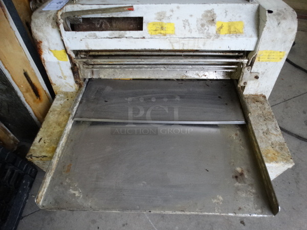Metal Commercial Countertop Dough Sheeter. 30x28x23. Tested and Working! - Image 4 of 7