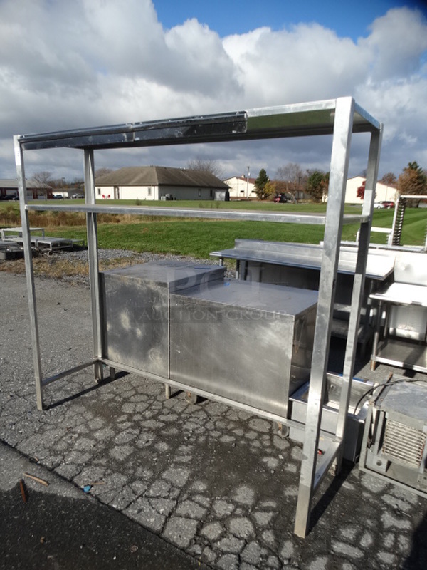 Metal 2 Tier Overshelf. 78.5x22.5x73 - Image 2 of 5