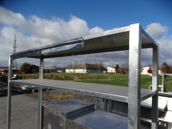 Metal 2 Tier Overshelf. 78.5x22.5x73 - Image 3 of 5