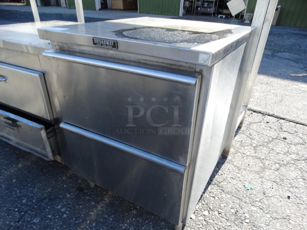 Broadway Stainless Steel Commercial Undercounter 2 Drawer Unit. 27x32x36 - Image 2 of 4