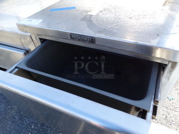 Broadway Stainless Steel Commercial Undercounter 2 Drawer Unit. 27x32x36 - Image 4 of 4