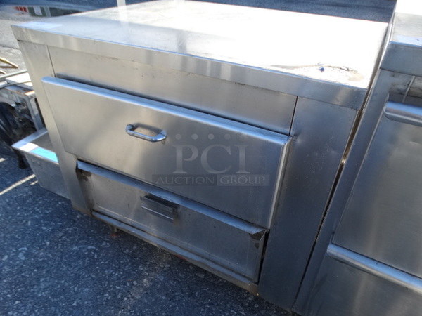 Stainless Steel Commercial Undercounter 2 Drawer Unit. 36x30x33 - Image 2 of 4