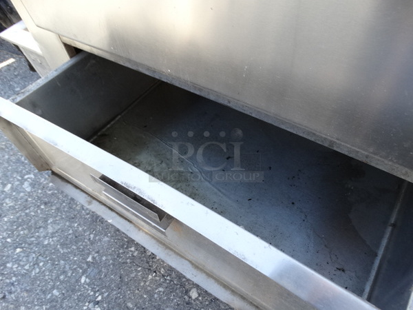 Stainless Steel Commercial Undercounter 2 Drawer Unit. 36x30x33 - Image 4 of 4
