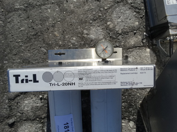 Tri-L White Poly 2 Cartridge Water Filtration System. 12x10x26 - Image 5 of 5