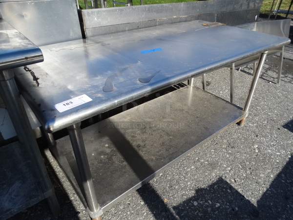 Stainless Steel Table w/ Commercial Can Opener Mount and Undershelf. 60x30x28 - Image 5 of 5
