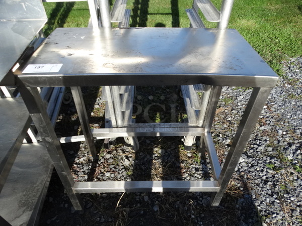 Stainless Steel Table. 30x16x34 - Image 1 of 5