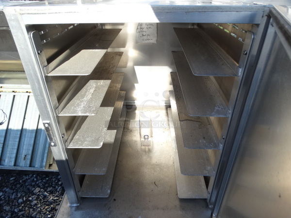 Lockwood Metal Commercial Enclosed Pan Transport Rack on Commercial Casters. 29x30x48 - Image 5 of 5