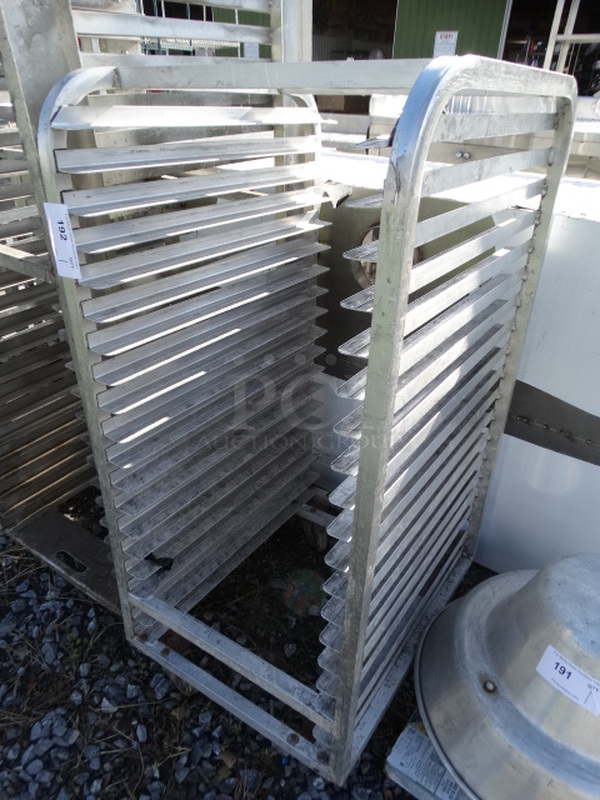 Metal Commercial Pan Transport Rack on Commercial Casters. 20.5x26x46 - Image 2 of 4