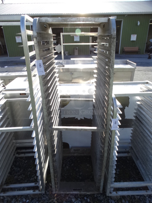 Metal Commercial Pan Transport Rack on Commercial Casters. 20.5x26x67 - Image 1 of 4