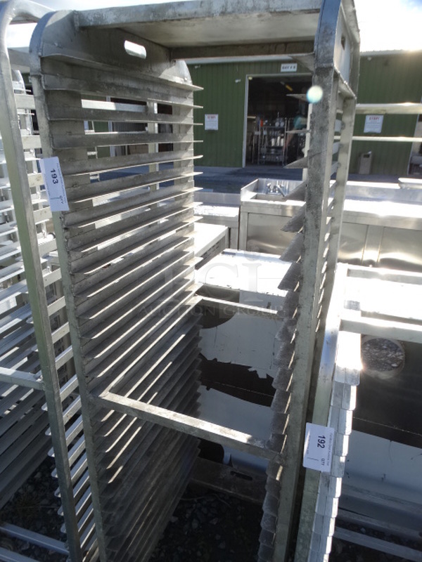 Metal Commercial Pan Transport Rack on Commercial Casters. 20.5x26x67 - Image 2 of 4
