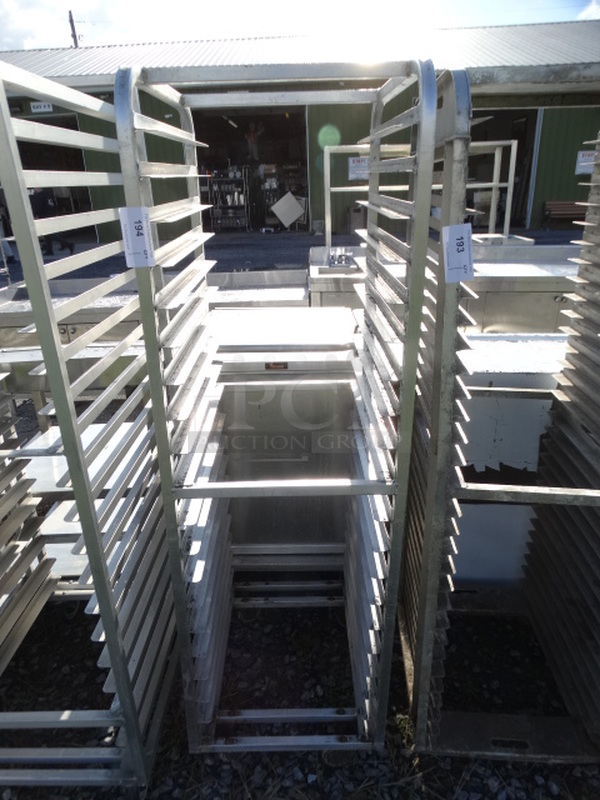 Metal Commercial Pan Transport Rack on Commercial Casters. 20.5x26x68 - Image 1 of 5