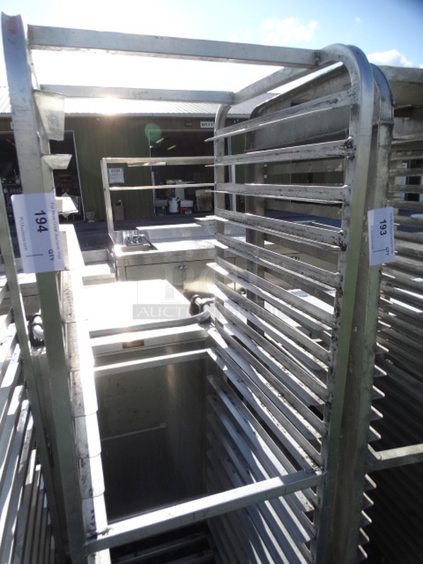 Metal Commercial Pan Transport Rack on Commercial Casters. 20.5x26x68 - Image 2 of 5