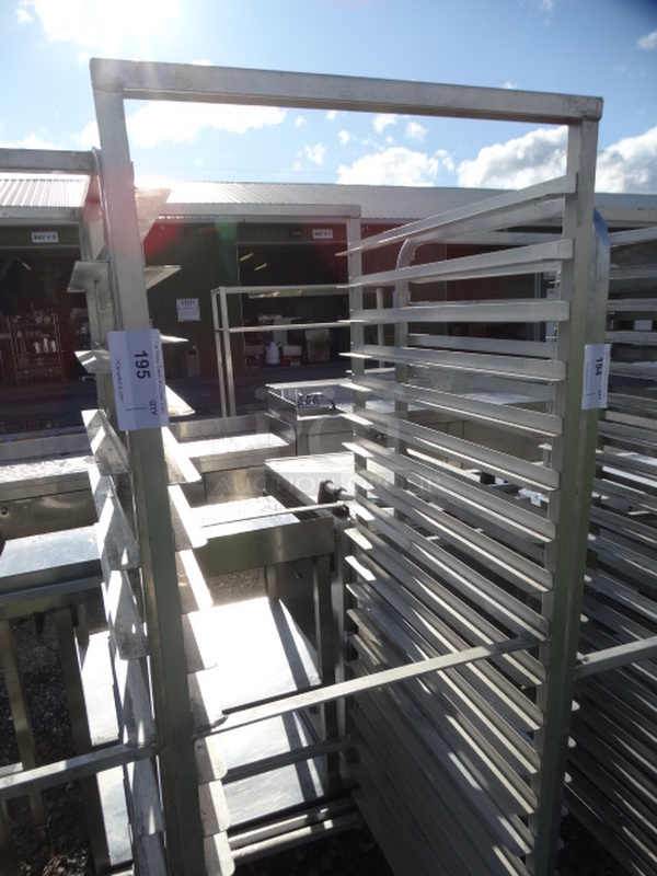 Metal Commercial Pan Transport Rack on Commercial Casters. 22.5x30x70 - Image 2 of 5