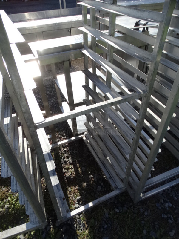 Metal Commercial Pan Transport Rack on Commercial Casters. 20.5x26x70 - Image 3 of 5