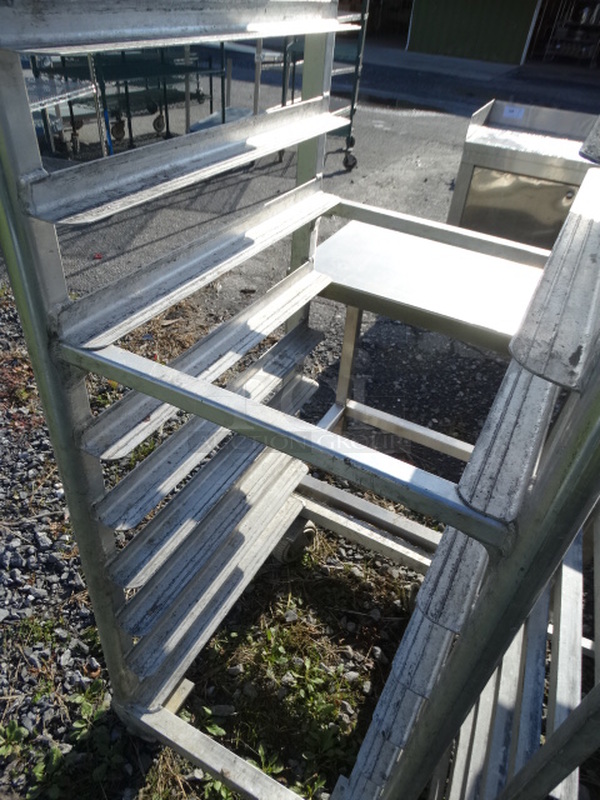 Metal Commercial Pan Transport Rack on Commercial Casters. 21x26x74 - Image 4 of 5