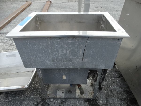 Randell Stainless Steel Commercial Cold Pan Drop In. Bin Is Not Attached To Compressor. 18x26x29
