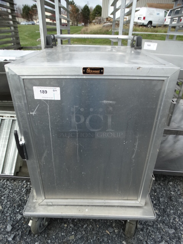 Lockwood Metal Commercial Enclosed Pan Transport Rack on Commercial Casters. 29x30x48 - Image 1 of 5