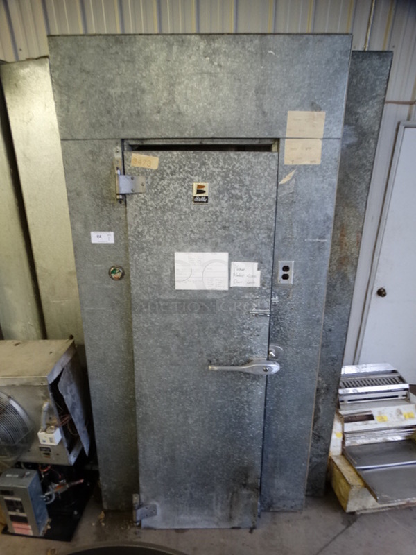 AWESOME! Bally 6'x6'x8.5' Walk In Freezer Box w/ Floor, Lightly Used Copeland Model FPAK-013Z-CFV-072 Compressor and Bally Condenser. Compressor Was Replaced in February of 2018! 208-230 Volts, 1 Phase. 6'x6'x8.5' - Image 1 of 9