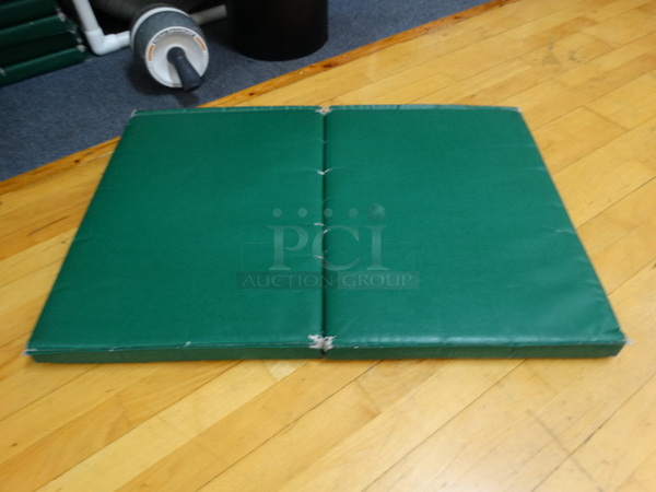 3 Green Foldable Floor Mats. 36x24x2. 3 Times Your Bid!