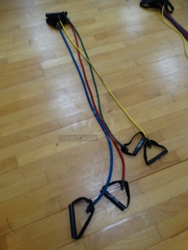 ALL ONE MONEY! Lot of 4 Resistance Bands; Blue, Red, Yellow and Green!