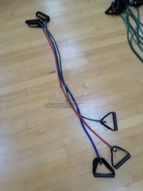 ALL ONE MONEY! Lot of 3 Resistance Bands; Blue, Red and Green!