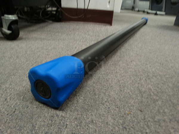 Yes4All 4' Weighted 12 Pound Workout Bar w/ Dark Blue Ends. 51