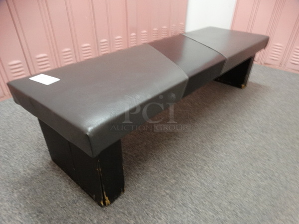 Gray and Black Bench. 60x18x15