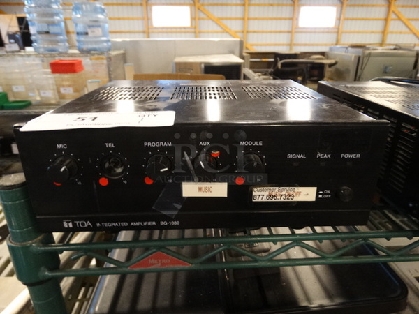 TOA Model BG-1030 Integrated Amplifier. 10x10x4
