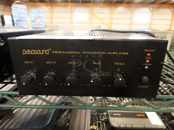 Pasosound Professional Integrated Amplifier. 8x10x4