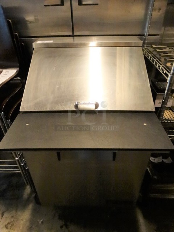 WOW! 2016 True Model TSSU-27-12M-C Stainless Steel Commercial Sandwich Salad Prep Table Bain Marie Mega Top on Commercial Casters. 115 Volts, 1 Phase. 27.5x36x47. Tested and Working!