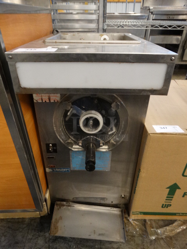 AWESOME! 2012 Taylor Model 384-27 Stainless Steel Commercial Countertop Frozen Beverage Machine. 208-230 Volts, 1 Phase. 16x29x32