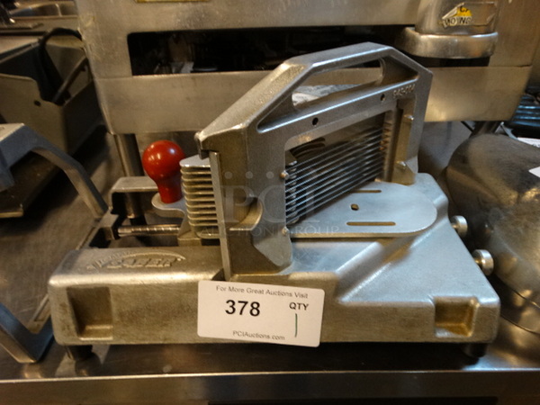Metal Commercial Countertop Tomato Slicer. 15x9x9