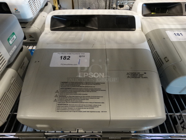 Epson Model H317A LCD Projector. 100-240 Volts, 1 Phase. 14x20x6