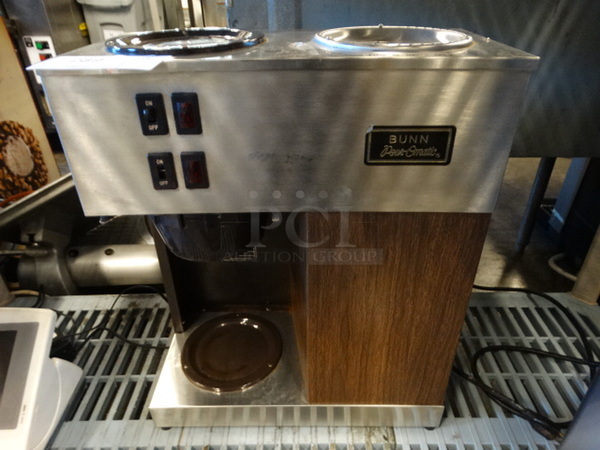 NICE! Bunn Model VPR Stainless Steel Commercial Countertop Coffee Machine. 120 Volts, 1 Phase. 16x9x20