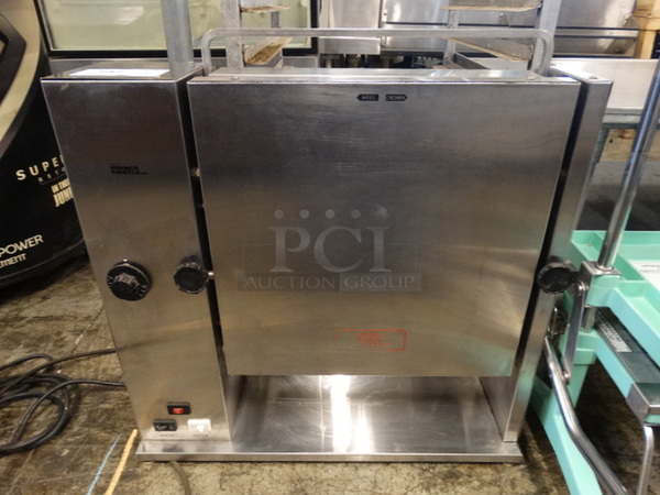 NICE! Prince Castle Model 197 Stainless Steel Commercial Countertop Vertical Toaster. 115 Volts, 1 Phase. 25x8x26