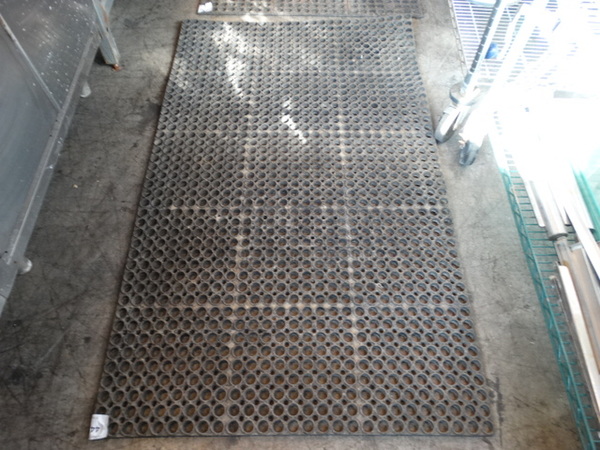 Black Anti Fatigue Floor Mat. 36x59