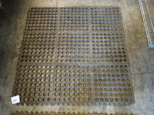 Black Anti Fatigue Floor Mat. 37x37
