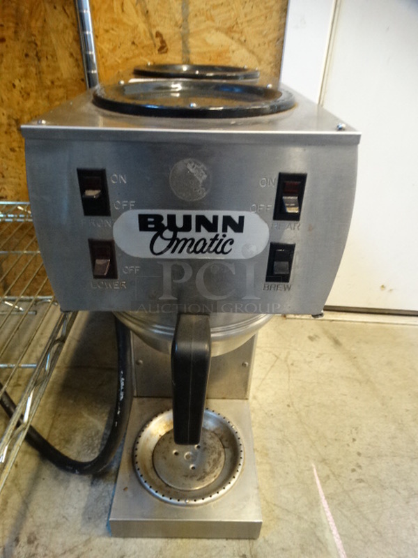 NICE! Bunn Model F-35 Stainless Steel Commercial Countertop Coffee Machine. 120/240 Volts, 1 Phase. 8x18x19