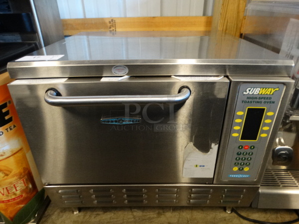 FANTASTIC! 2004 Turbochef Model NGC Stainless Steel Commercial Countertop Electric Powered Rapid Cook Oven. 208/230-240 Volts, 1 Phase. 26x26x23