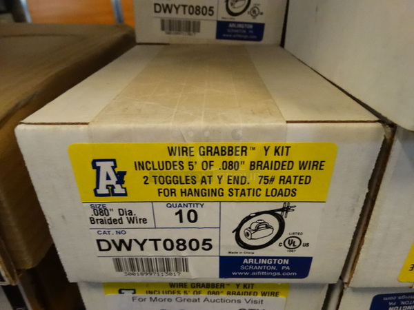 6 BRAND NEW IN BOX Wire Grabber Y Kits. 6 Times Your Bid!