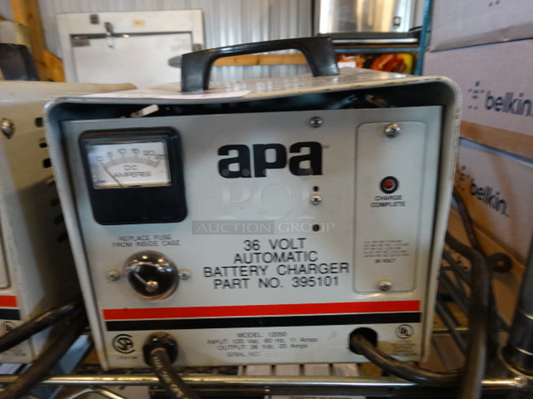 Apa Model 12050 Metal Automatic Battery Charger. 120 Volts, 1 Phase. 9x10x8