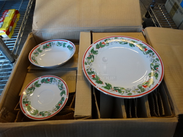 ALL ONE MONEY! Lot of Various White Ceramic Plates and Bowls! 