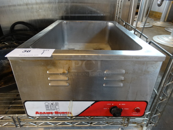 NICE! 2014 Nemco Model 6055A-AB Stainless Steel Commercial Countertop Food Warmer. 120 Volts, 1 Phase. 14.5x22.5x9. Tested and Working!