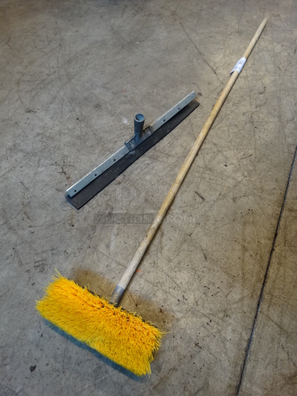 ALL ONE MONEY! Lot of Broom and Squeegee Top! Includes 62