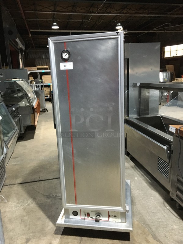 Wilder Commercial Food Warmer/Holding Cabinet! Holds Full Size Trays! All Stainless Steel! Model 4300H3A18 Serial 9480000200002! 115V! On Commercial Casters!