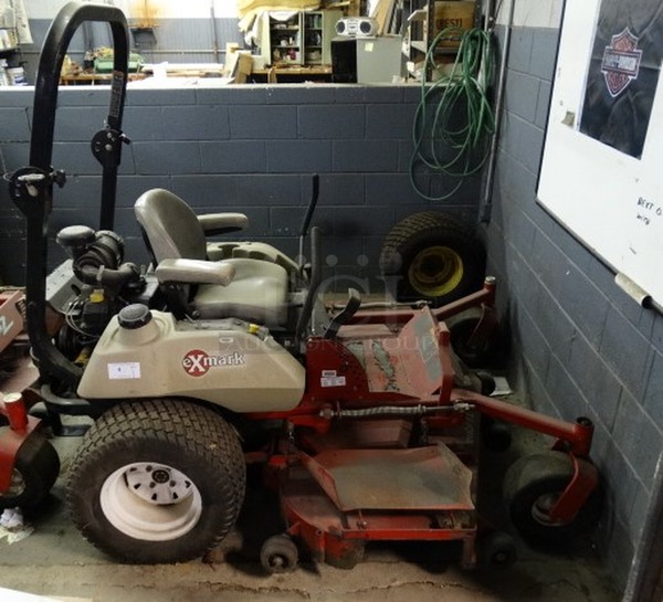 WOW! 2003 Exmark Lazer Z UltraCut 72 Metal Commercial Zero Turn Riding Lawnmower w/ Kohler Command Pro 27 Motor. Unit Was Working When Parked. 72x84x72