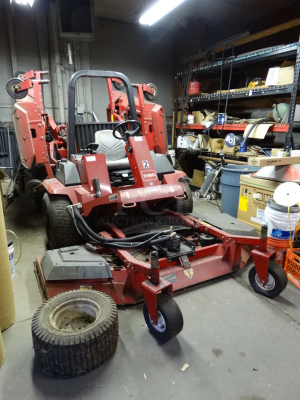 FANTASTIC! Toro Model 30581 580-D Groundsmaster Metal Commercial 4WD Rotary Riding Lawn Mower. Unit Was Working When Parked. 96x168x84 - Image 2 of 12